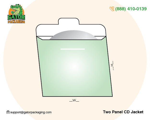 two panel CD jacket
