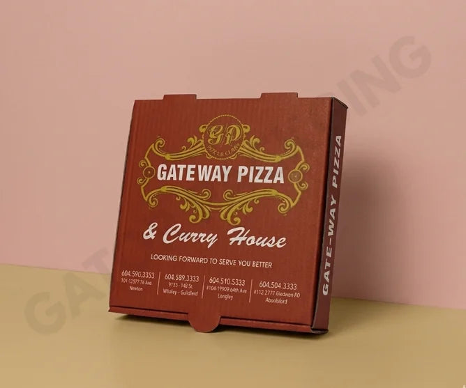 Custom Corrugated Pizza Boxes