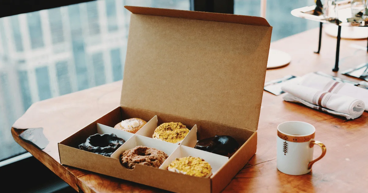 Custom Donut Box Packaging